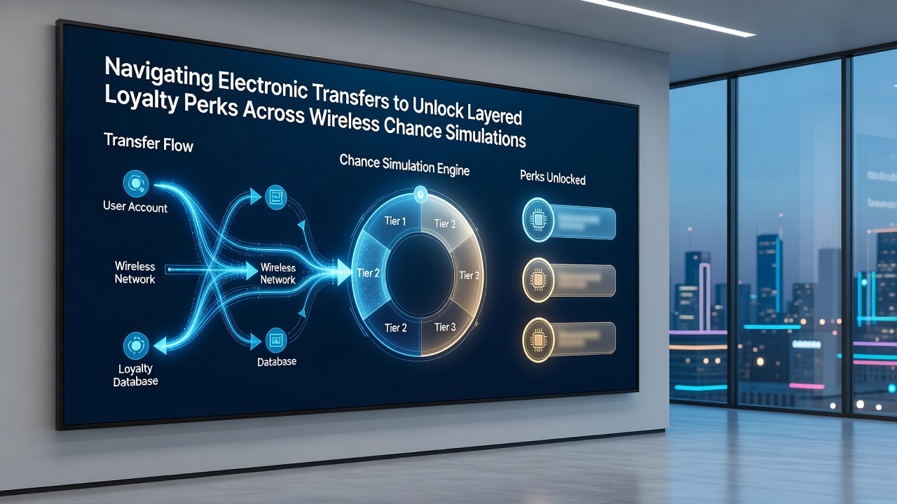 Flowchart illustrating electronic transfer pathways leading to loyalty tier unlocks in wireless gaming environments